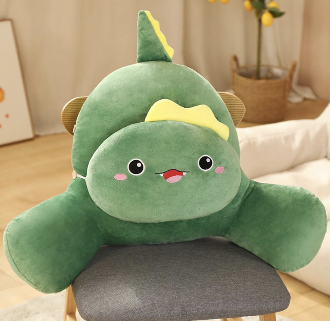 Подушка ортопедическая под спину со съемной подушкой Зеленый