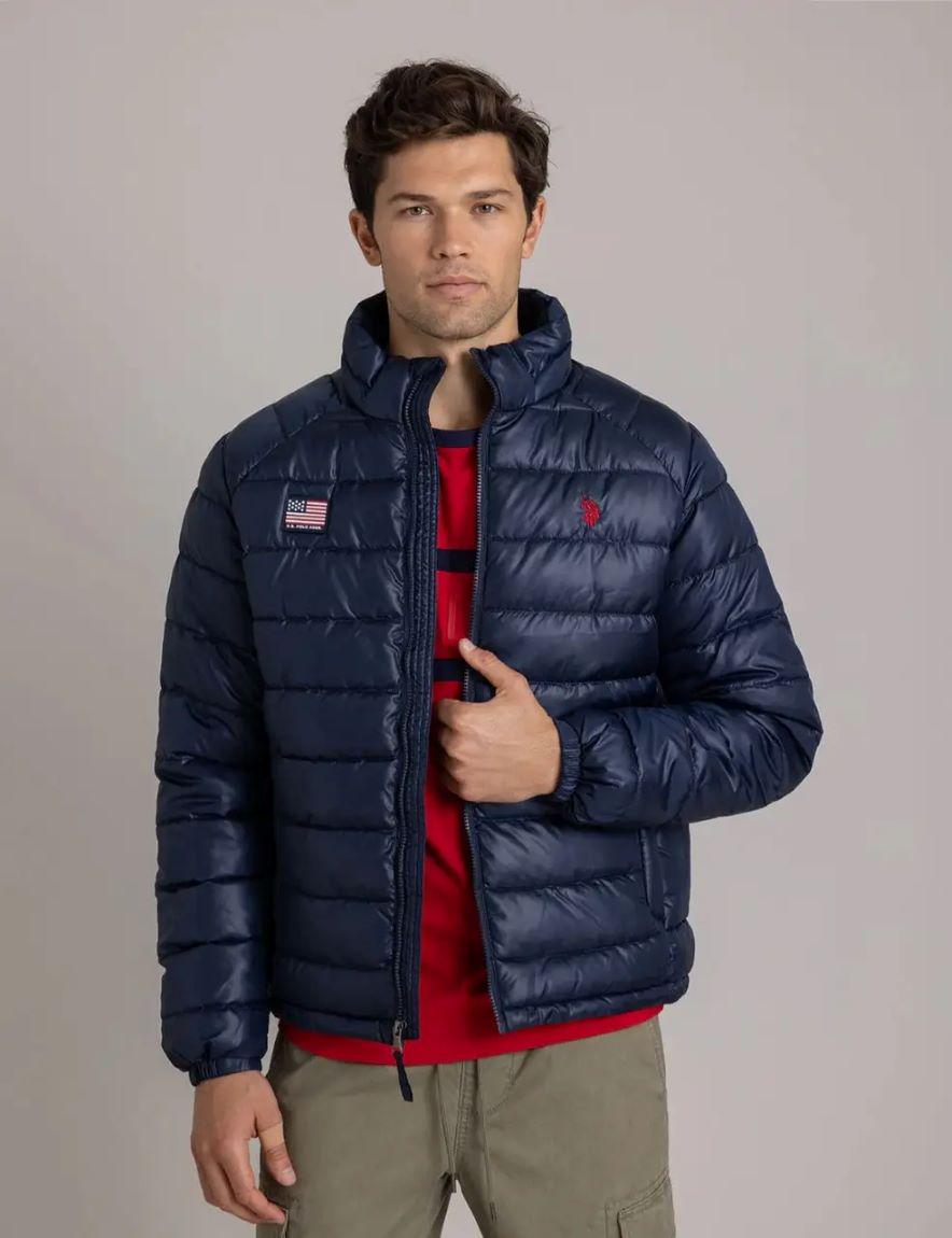 Куртка-пуховик чоловіча U.S.POLO ASSN S Синій (PC00A)