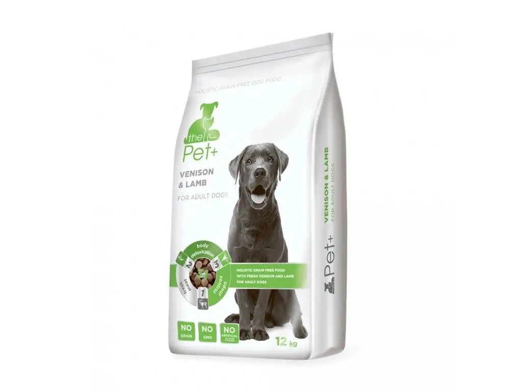 Корм сухой для взрослых собак всех пород thePet+ холистик беззерновой оленина и ягненок 12 кг (2064)