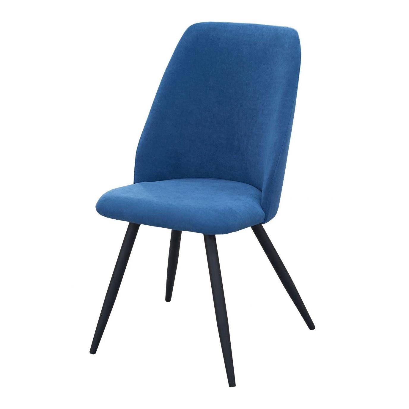 Стул кухонный для столовой, гостиной, кафе Мебель Сервис Аллегро 930x530x550 дерево бук/ткань симпл цвет венге/синий