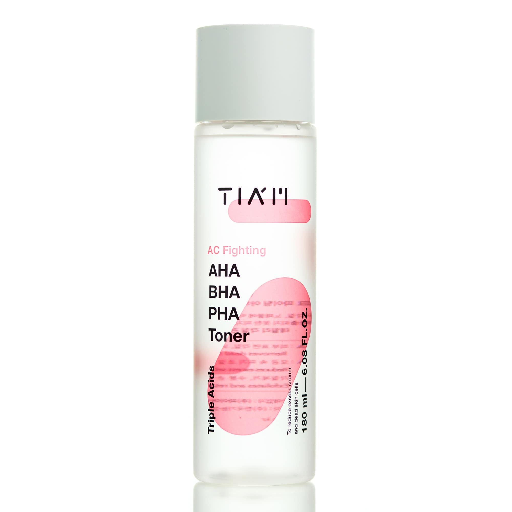 Тонік кислотний для проблемної шкіри Tiam AC Fighting AHA BHA PHA Toner 180 мл (12351452) - фото 1