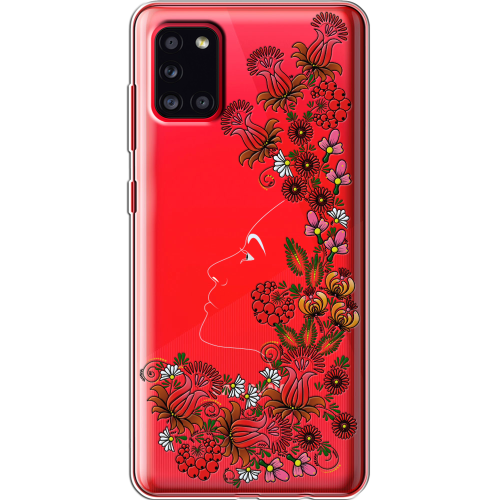Чехол Boxface Samsung A315 Galaxy A31 3D Ukrainian Muse Прозрачный силикон (39470-bk64-39470)