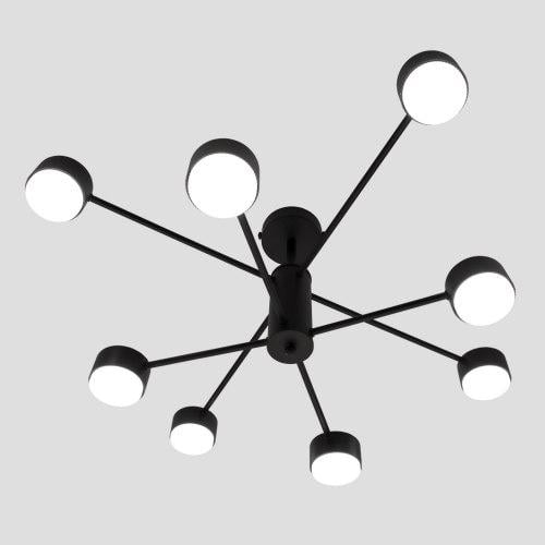 Светильник потолочный RAY 8xGX53 4/4 220V IP20 Black Светильник потолочный RAY 8xGX53 4/4 220V IP20 Black