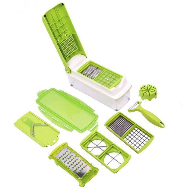 Овочерізка ручна Nicer Dicer багатофункціональна зі змінними насадками (AR003770)