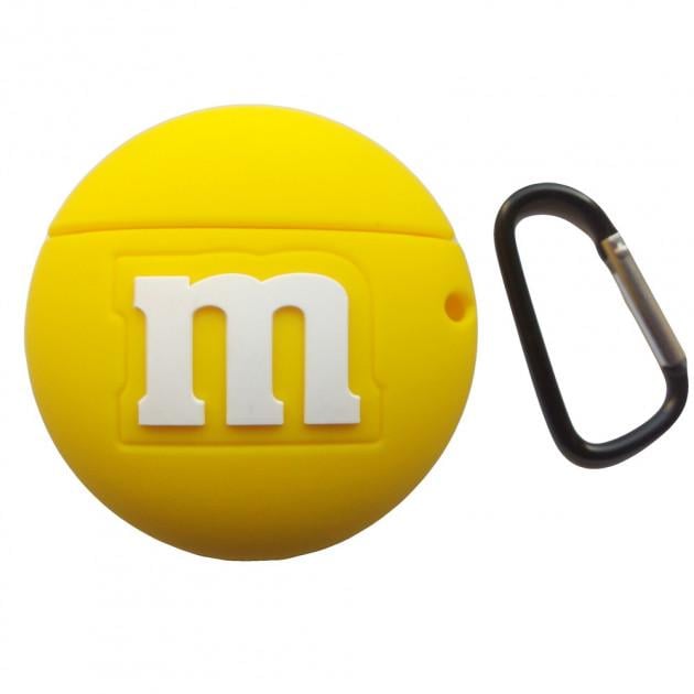 Чехол для наушников Alitek AirPods M&M's с карабином Желтый (88626)