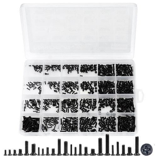Набір з 720 гвинтів для ноутбуків M1.4/М1.7/М2/М2,5/M3 мікрогвинти потаємні (515652) Набір з 720 гвинтів для ноутбуків M1.4/М1.7/М2/М2,5/M3 мікрогвинти потаємні (515652)