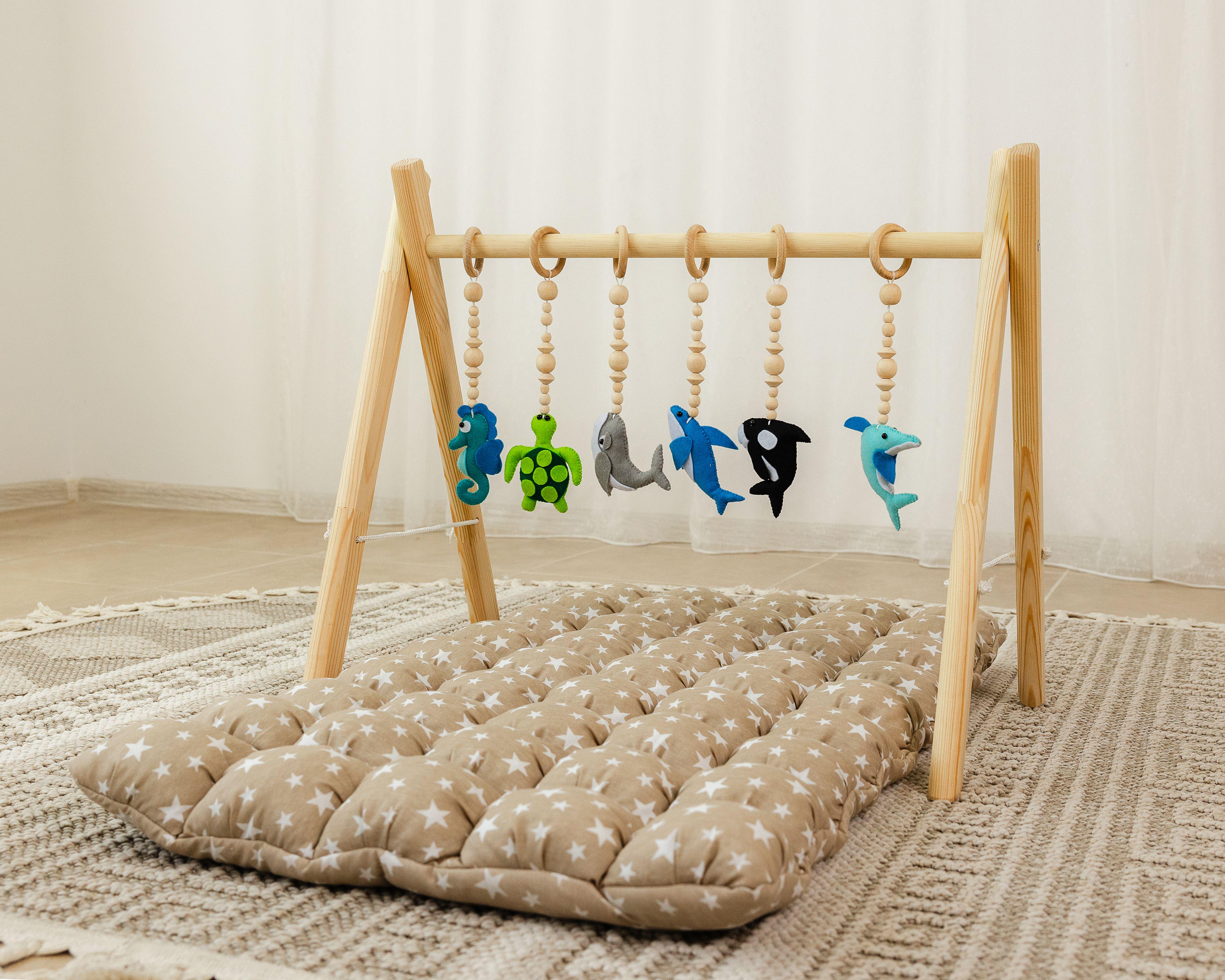 Мобиль детский напольный Подводный мир с матрасом Ловец снов (0002308)