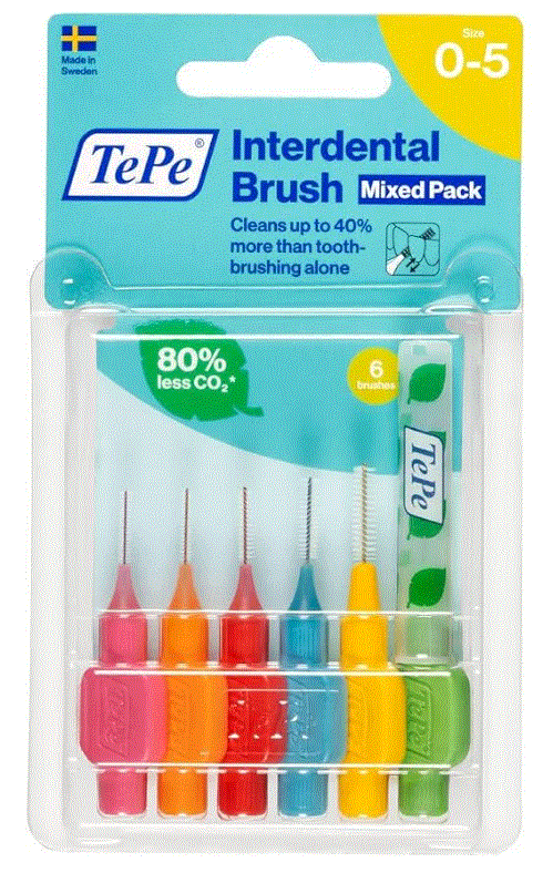 Ершики межзубные TePe Mix 6 шт. (2355)