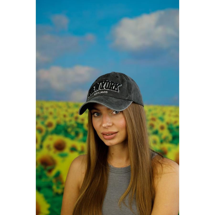 Бейсболка жіноча котонова Braxton 1625 на регуляторі Чорний