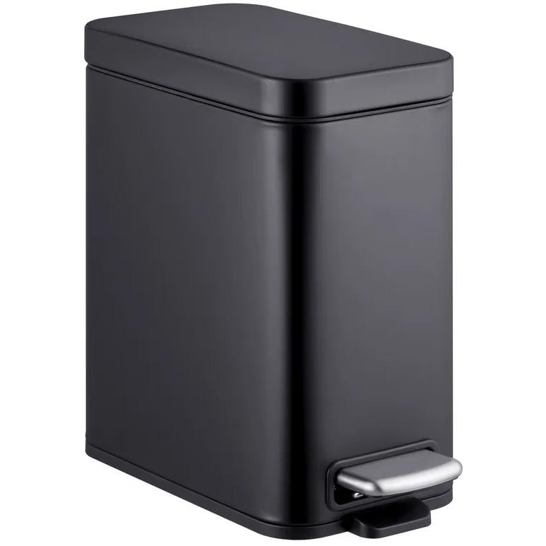 Мусорное ведро MIXXUS Quadro-TC0105 MI7061 с крышкой и педалью 5 л Черный (270611)