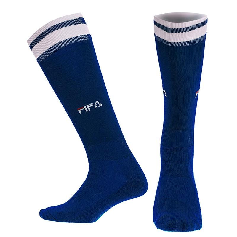 Гетры футбольные юниорские FIFA CO-5609 р. 32-39 Синий (57429025)