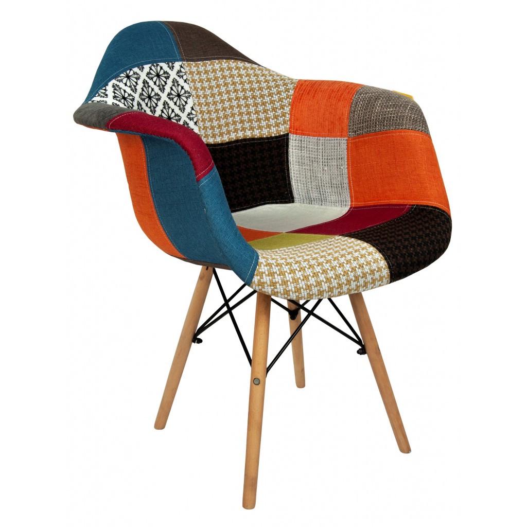 Стул для кухни обеденный Bonro В-437 PW01 PATCHWORK (42300083)