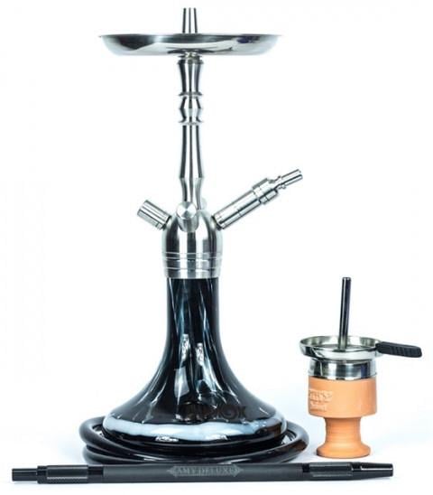 Кальян AMY Deluxe SS 12 Little palm на 1 персону 57 см Черный (641103989)