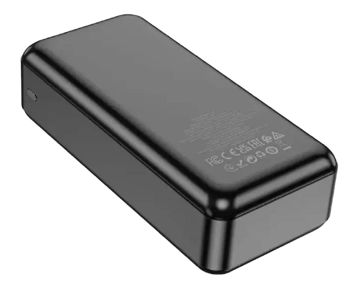 Повербанк Hoco J101B micro-USB Type-C швидке зарядження 30000 mAh 22,5W Чорний (PJ101BB) - фото 4