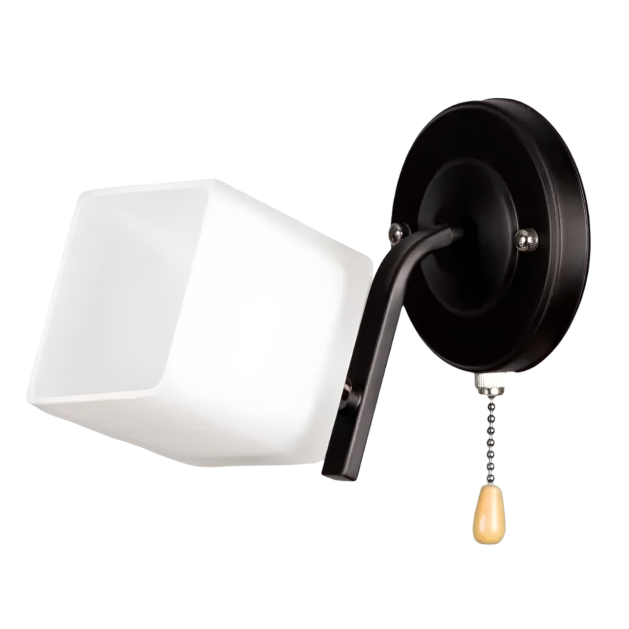Бра Svet с квадратным плафоном под лампу Е27 Черно-белый (SR-N3502/1W BK+CH) Бра Svet с квадратным плафоном под лампу Е27 Черно-белый (SR-N3502/1W BK+CH)