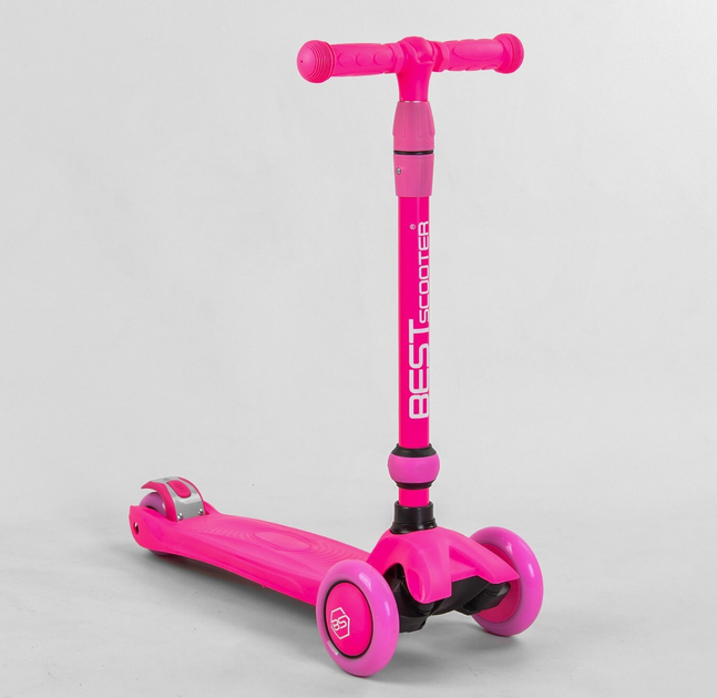 Самокат-велобег трехколесный Best Scooter BS-23180/4 3в1 3 колеса PU со светом/сиденье/амортизаторы/родительская ручка (25248000) - фото 4 Самокат-велобег трехколесный Best Scooter BS-23180/4 3в1 3 колеса PU со светом/сиденье/амортизаторы/родительская ручка (25248000) - фото 4