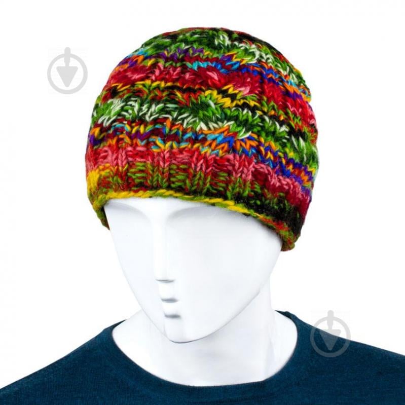 Шапка Kathmandu Тотэ Ручная работа 100% шерсть яка S54-56 Разноцветная (19868)