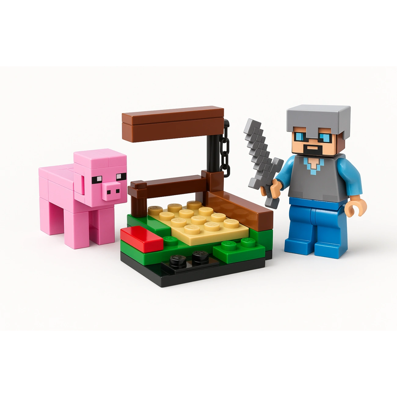 Набор игровой Minecraft Бойцовская арена 41 эл. (29332259)