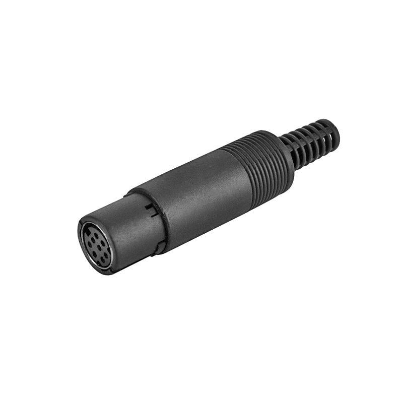 Гнездо mini DIN 8pin на кабель (A163008)