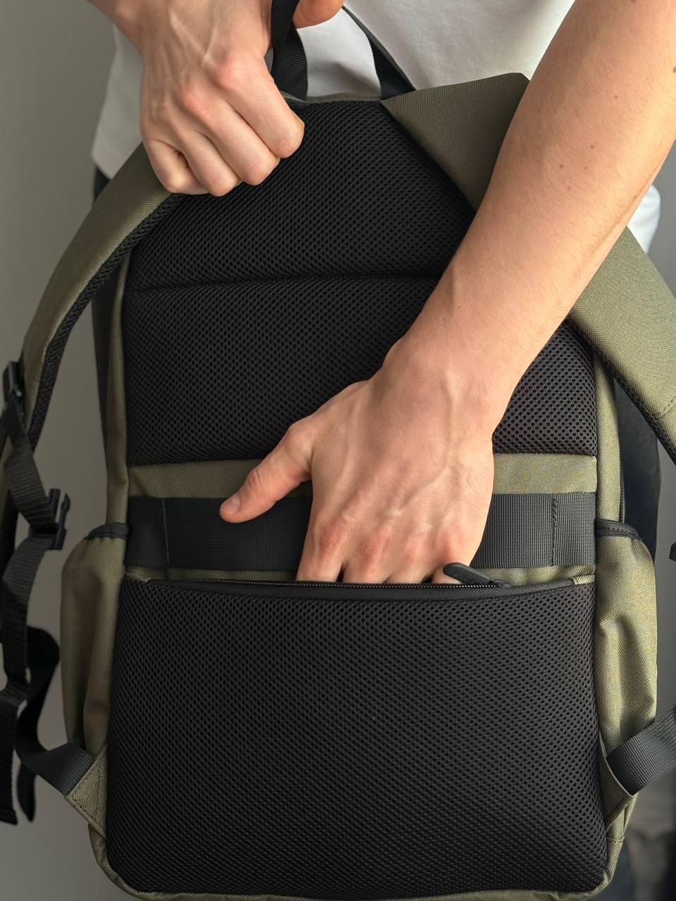 Рюкзак для ноутбука Bagland Cyclone мужской 21 л Хаки (11111) - фото 7 Рюкзак для ноутбука Bagland Cyclone мужской 21 л Хаки (11111) - фото 7