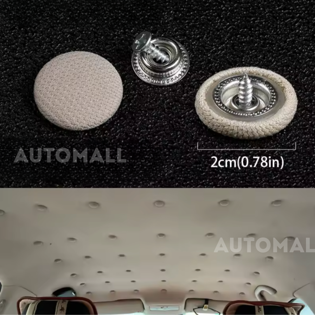 Набор для ремонта обшивки потолка для автомобиля 40 шт. Cерый (29527442) - фото 9