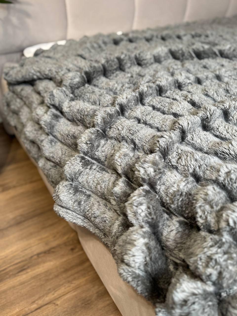 Плед шарпей 200x230 см Сірий (П4К-Am-sharp-001) - фото 5