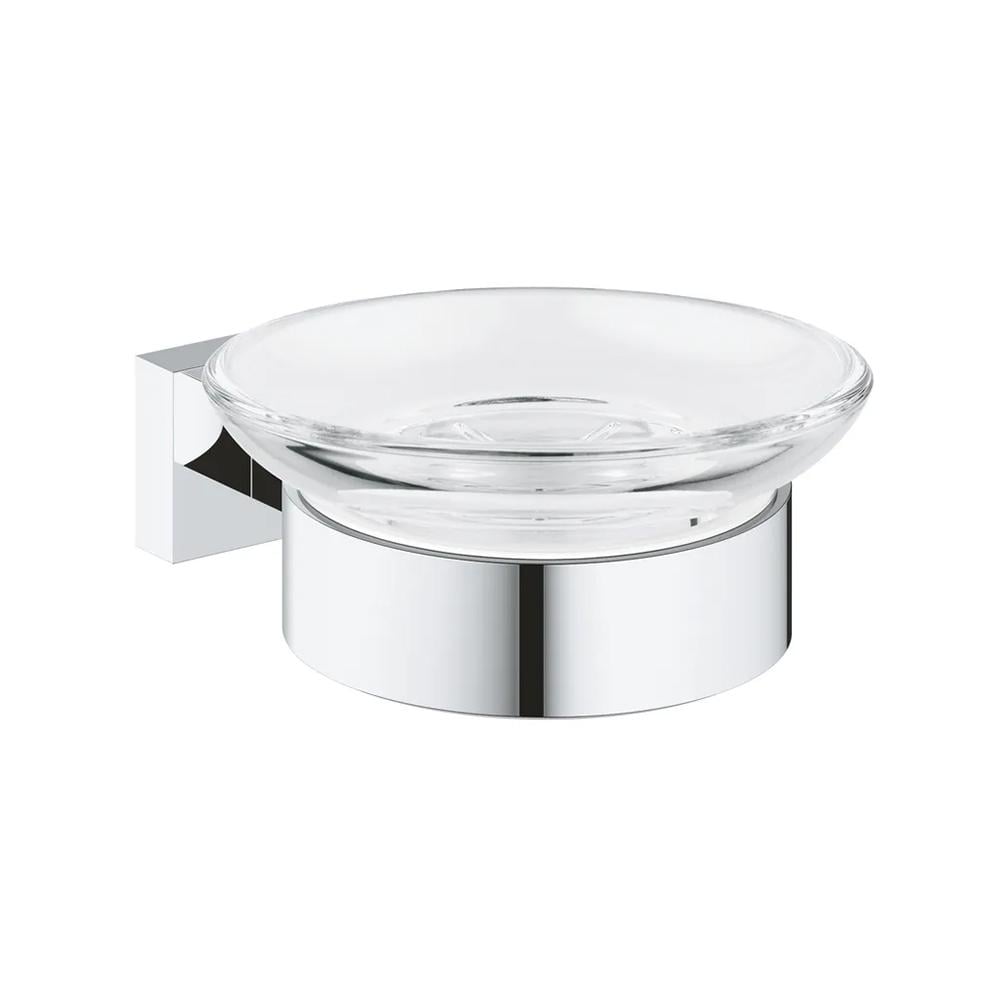 Мыльница Grohe Essentials Cube New настенное стекло Хром (40754001)