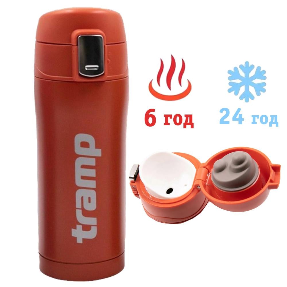 Термос Tramp 0,45 л Помаранчевий (TRC-107-orange) - фото 2 Термос Tramp 0,45 л Помаранчевий (TRC-107-orange) - фото 2