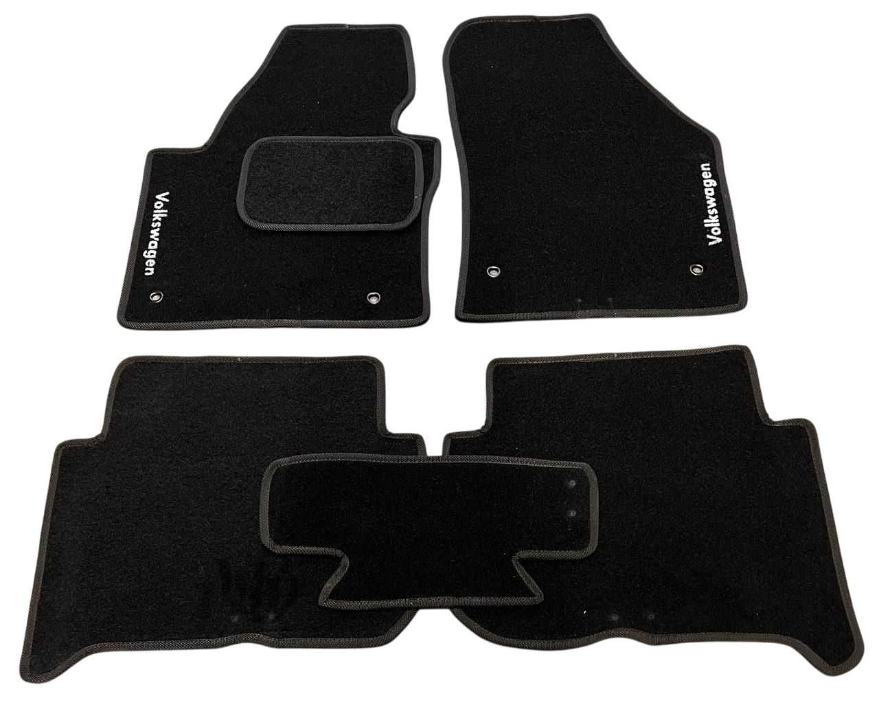 Коврики в салон ворсовые для Volkswagen Touran 2003-2010 5 мест 5 шт. Черный (27327101)