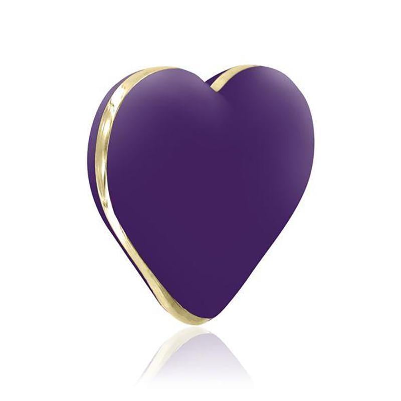 Вибратор клиторальный Rianne S Heart Vibe 5 см Фиолетовый (28727)