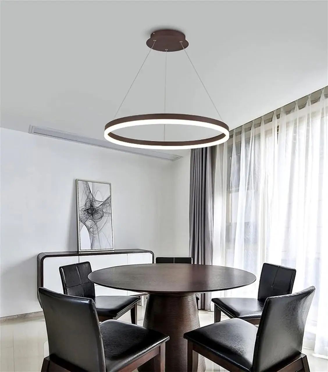 Люстра світлодіодна Олімпія PJ812 Coffee 60 см 2282152838