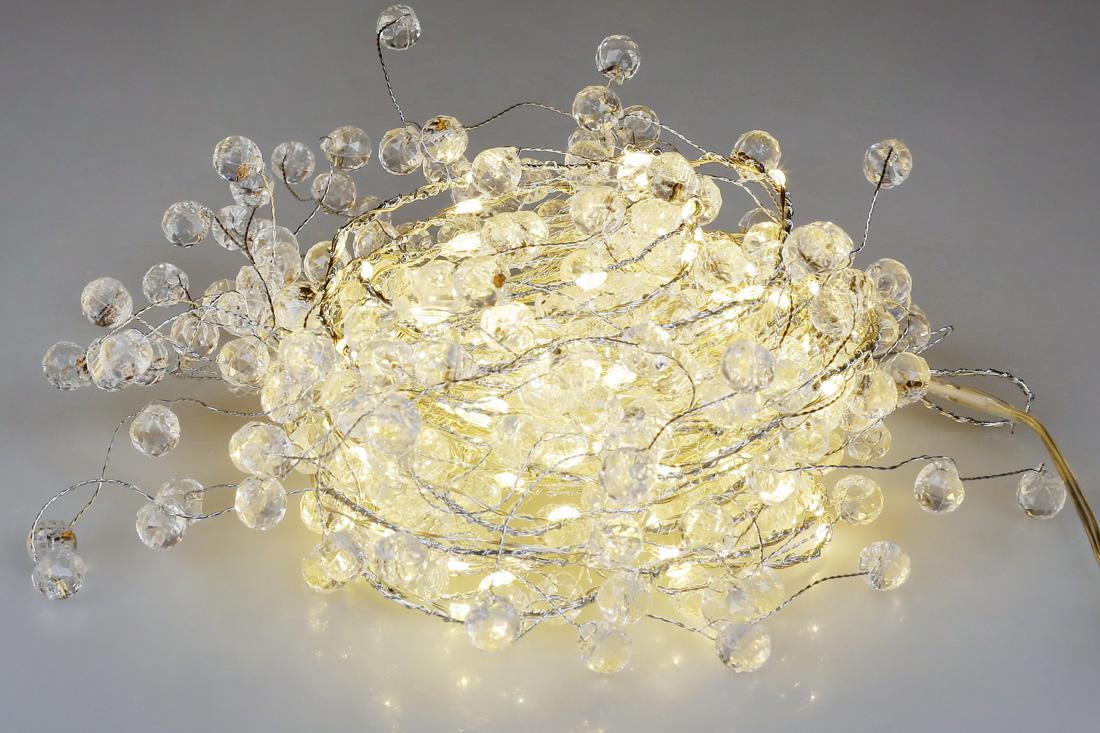 Гирлянда BonaDi Бусины-кристаллы (830-339)