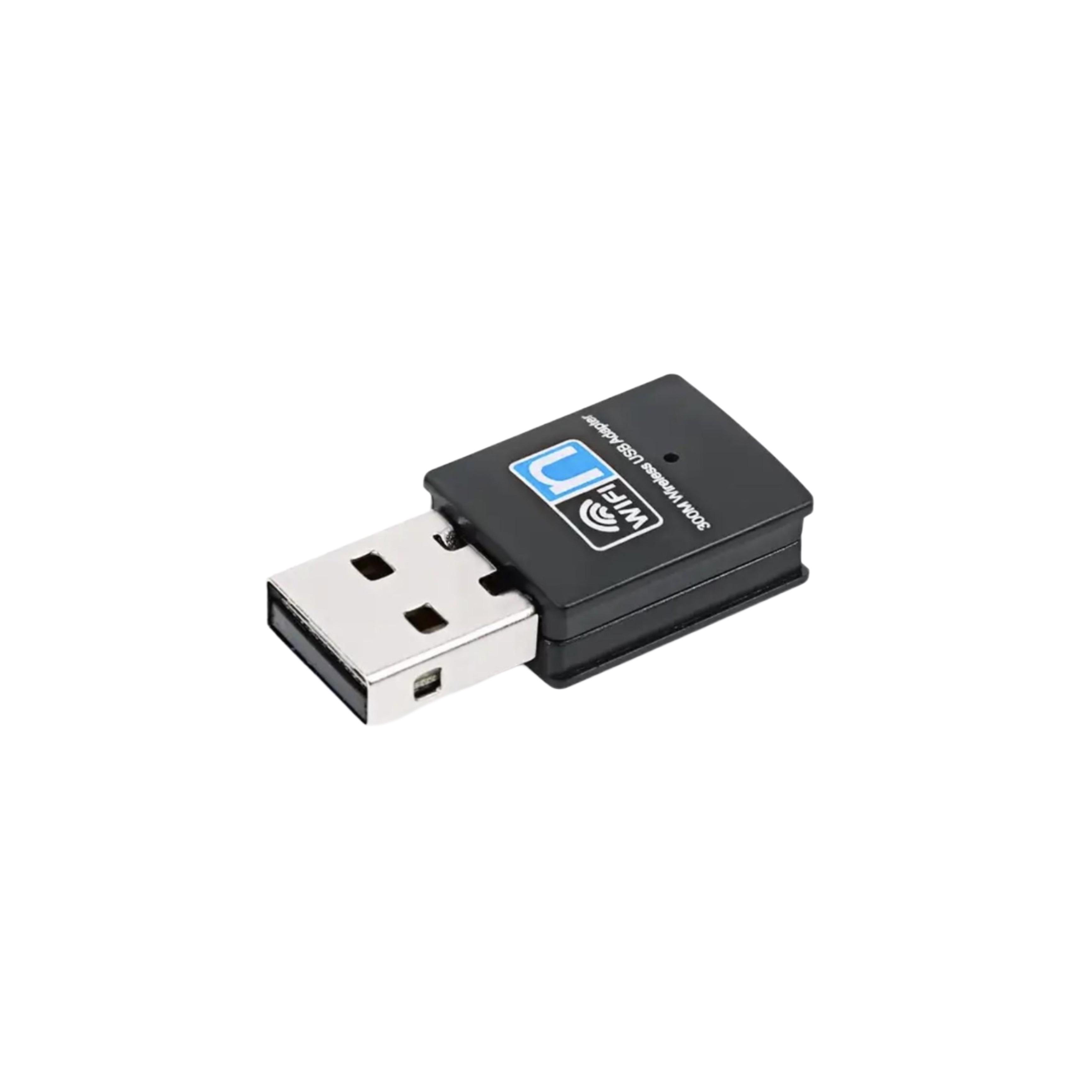 Адаптер USB Wi-Fi 802.11N 300Mbps USB2.0 Черный (101039)