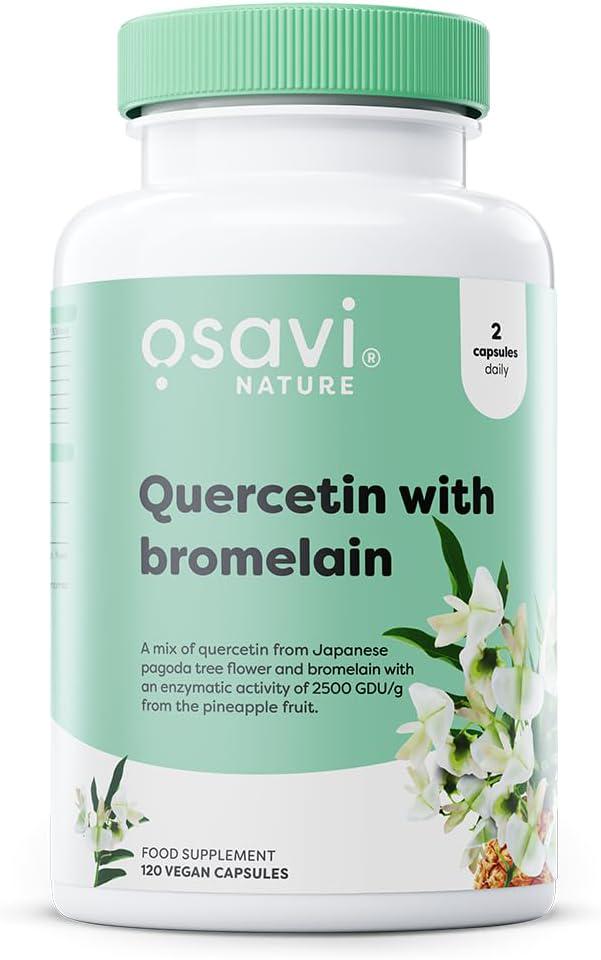 Кверцетин с бромелайном Osavi Quercetin with Bromelain vegan 120 caps