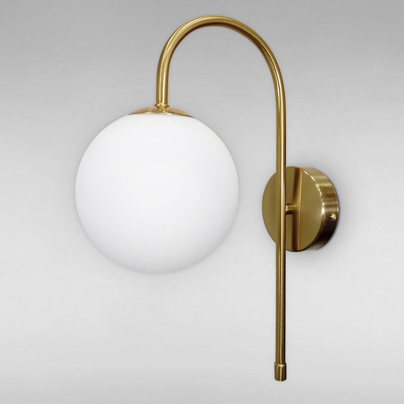 Настінний світильник LS-18067-1 Бронзовий/Білий 