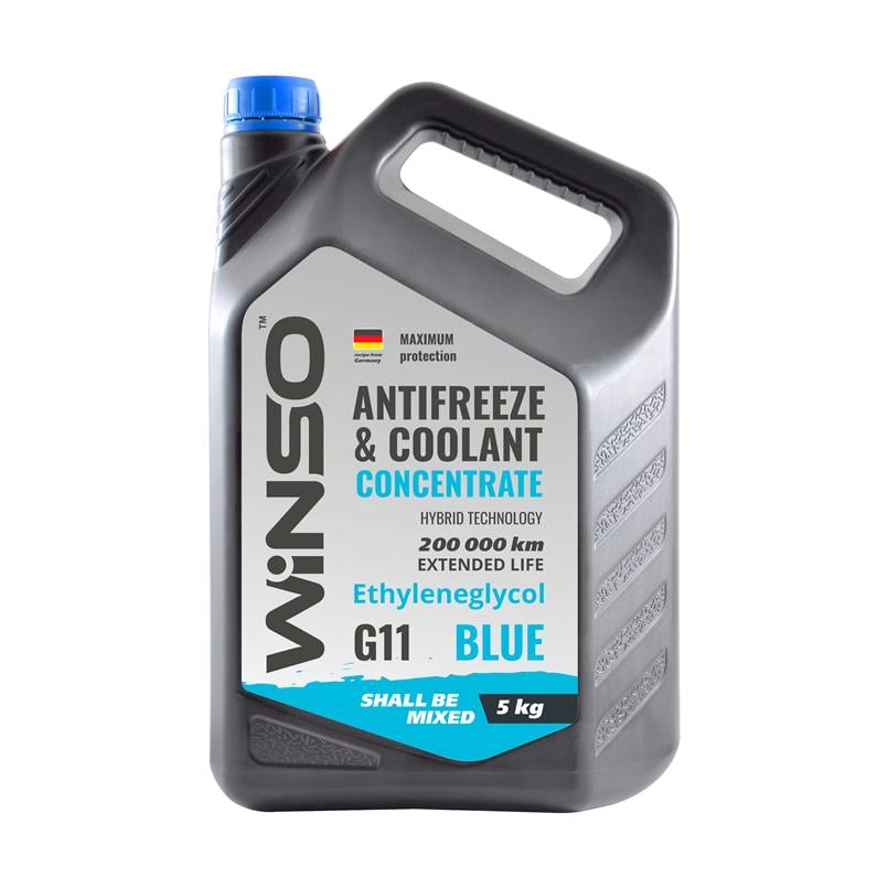 Антифриз WINSO Antifreeze & Coolant концентрат G11 5 кг Синій (881030)