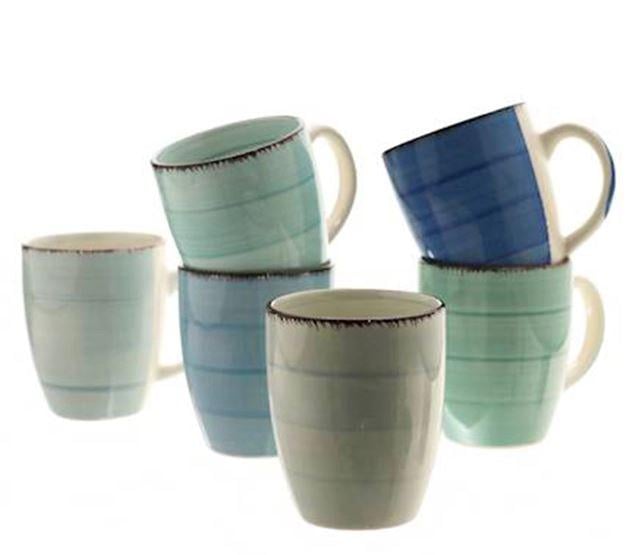 Набор керамических чашек Baita микс 0,3 л 6 шт. (45041) Набор керамических чашек Baita микс 0,3 л 6 шт. (45041)