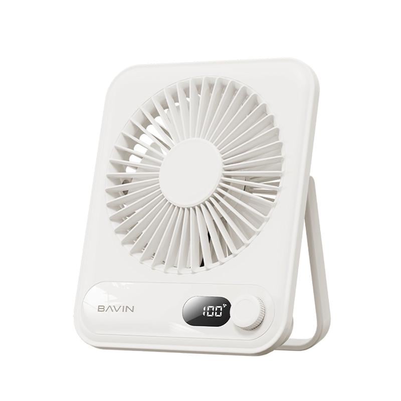 Вентилятор акумуляторний BAVIN BF-006 Ultra-Thin FUN 3500RPM White (BF-006-OW)