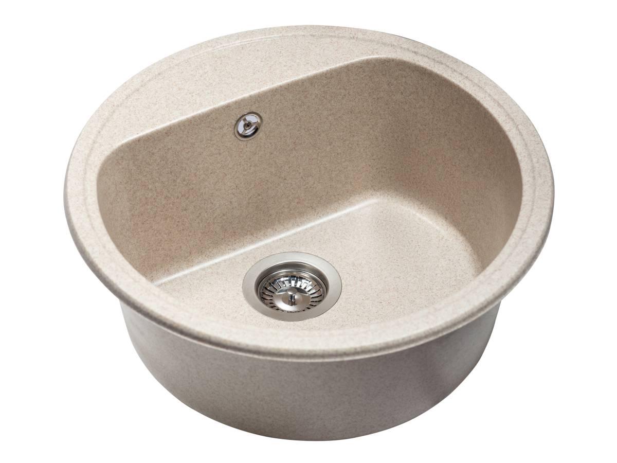 Кухонна мийка Miraggio MALIBU кругла Пісочний (83948)