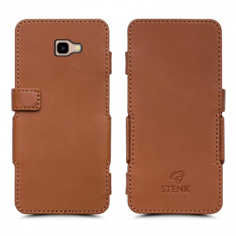 Чехол книжка Stenk Prime для Samsung Galaxy J4 Plus (2018) Camel (62285)