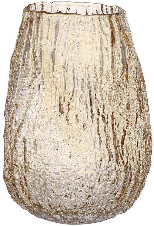 Ваза для цветов стеклянная Stefania 13х20 см Амбер