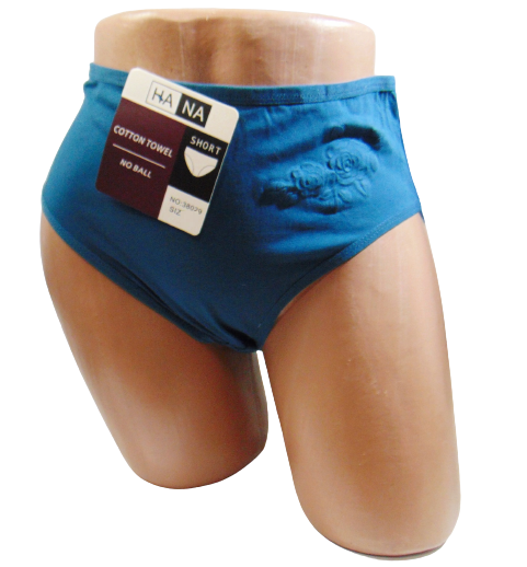 Женские трусы Hana 38029 с выбитым узором сбоку 2XL Синий (1920968004) Женские трусы Hana 38029 с выбитым узором сбоку 2XL Синий (1920968004)