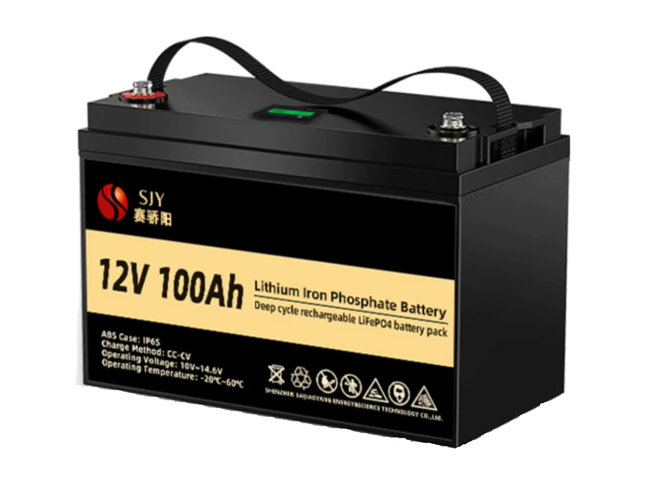 Акумулятор LiFePO4 BMS літій/залізо/фосфатний 100 Ah 12V (22613886)