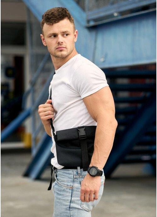 Мужская сумка 770301065m Черный (14076231) - фото 4