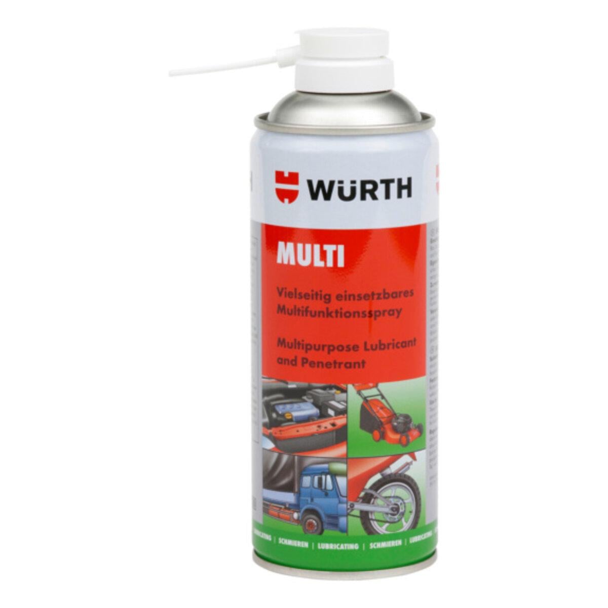 Смазка многофункциональная Wurth Multi спрей 400мл Смазка многофункциональная Wurth Multi спрей 400мл