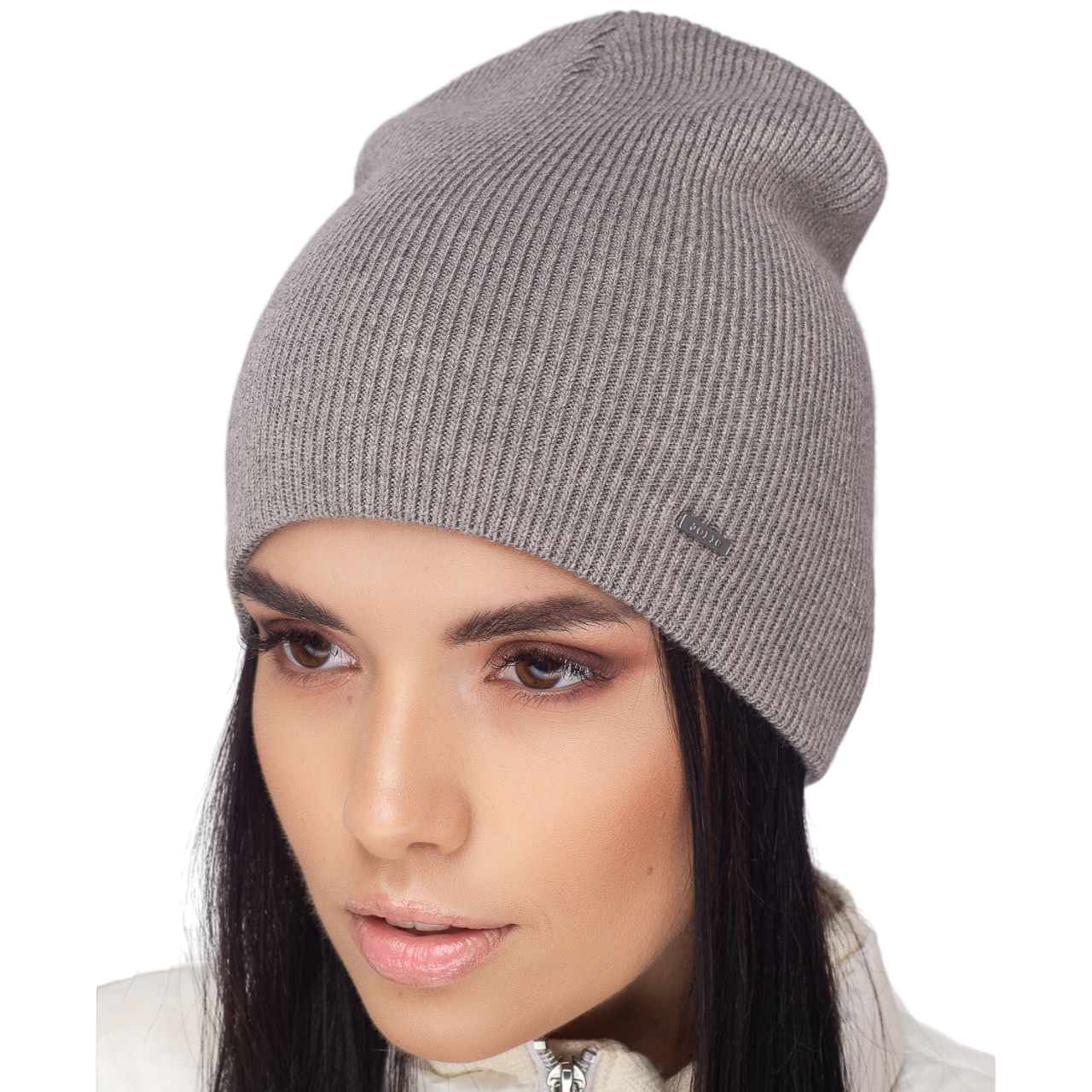 Шапка женская полушерстяная Leks Гремми one size Серый - фото 1