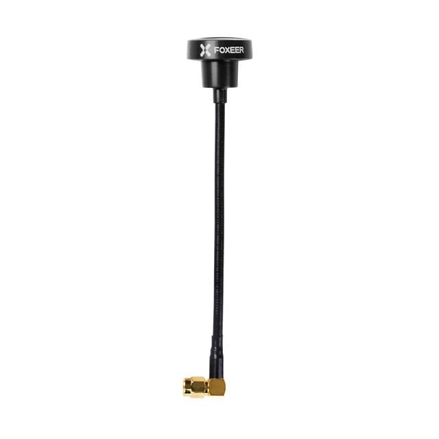 Антенна RHCP 5,8G Foxeer Pagoda PRO 3Dbi SMA-Male угловой для FPV дронов 150 мм Черный (00-00022908)