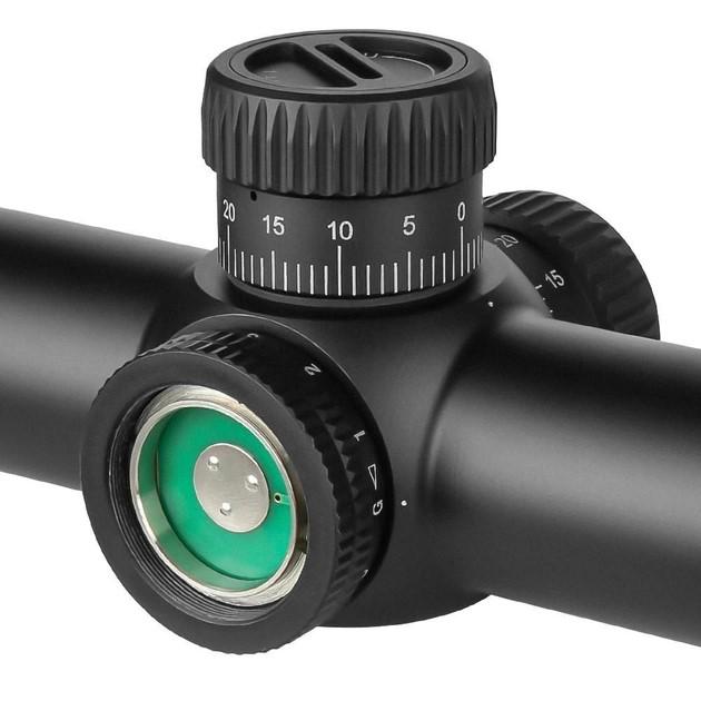 Приціл оптичний Spina optics 1.2-6x24 з підсвічуванням (14823455) - фото 5