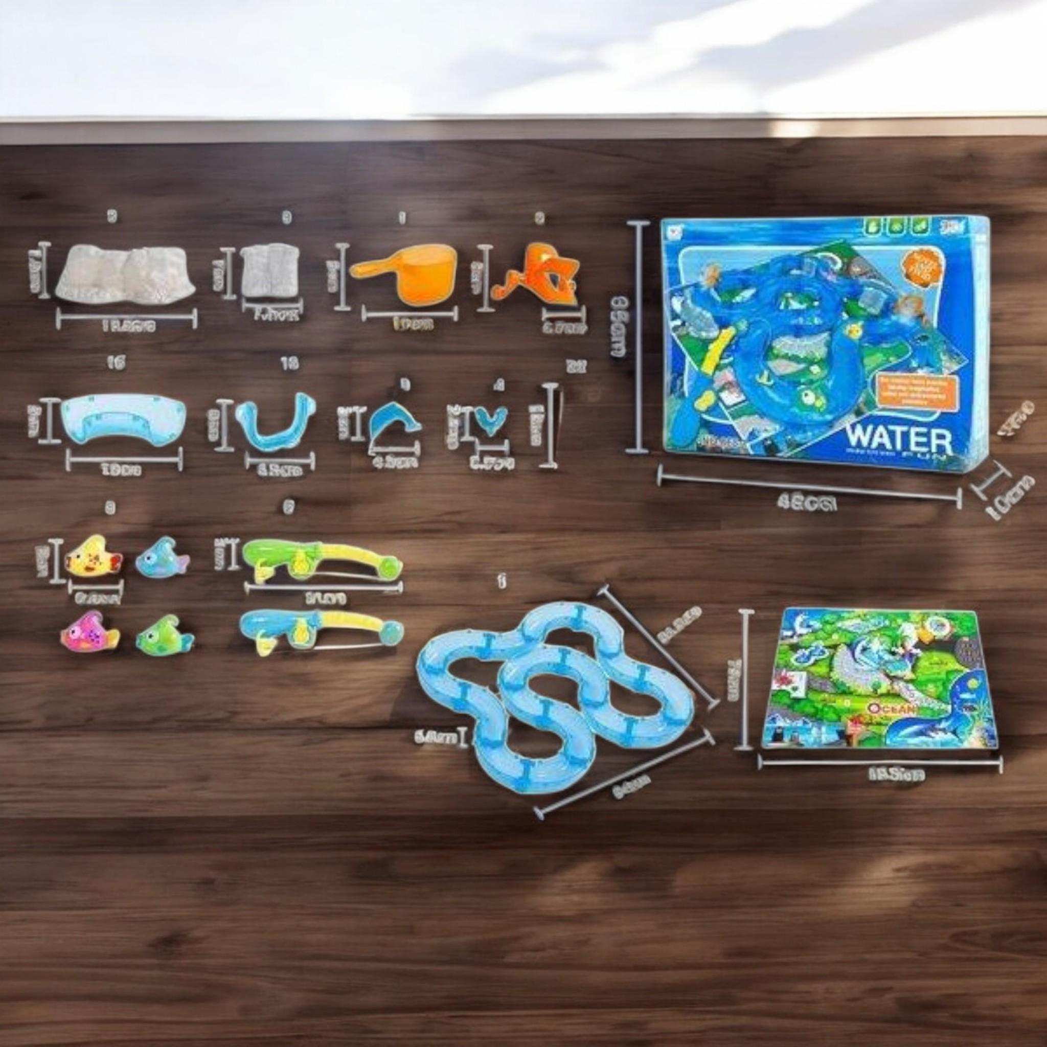 Трек риболовля Ye Xing Toys Water Fan у трубах 2 вудки 8 рибок килимок 87 деталей (G_HC222268NP) - фото 3 Трек риболовля Ye Xing Toys Water Fan у трубах 2 вудки 8 рибок килимок 87 деталей (G_HC222268NP) - фото 3