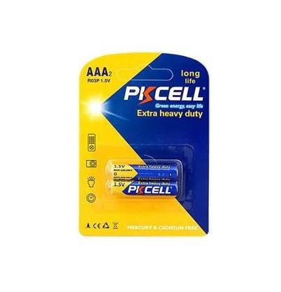 Батарейка міні-пальчикова Pkcell AAA R03P сольова 1,5V 45 хв 2 шт. (217784)